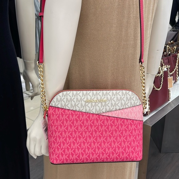 MICHAEL KORS
Jet Set Travel Medium Color-Block Signature Logo Dome Crossbody Bag - Picture 14 of 16